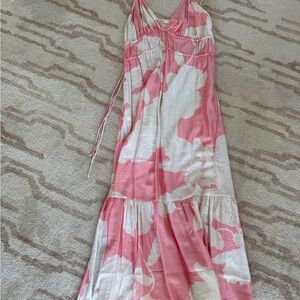 H&M Pink and White Dress